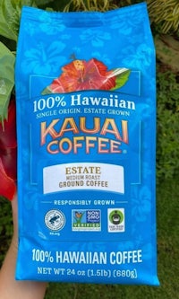 a bag of hawaiian coffee